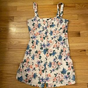 Pink floral dress by Forever 21